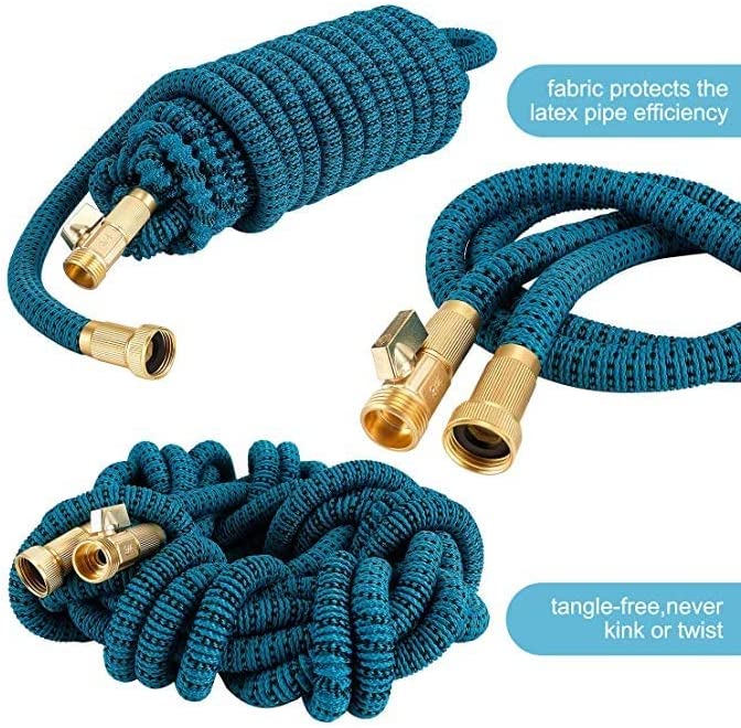 Expandable garden hose pipe expanding hosepipes flexible hosepipe retractable collapsible water hoses (UK)