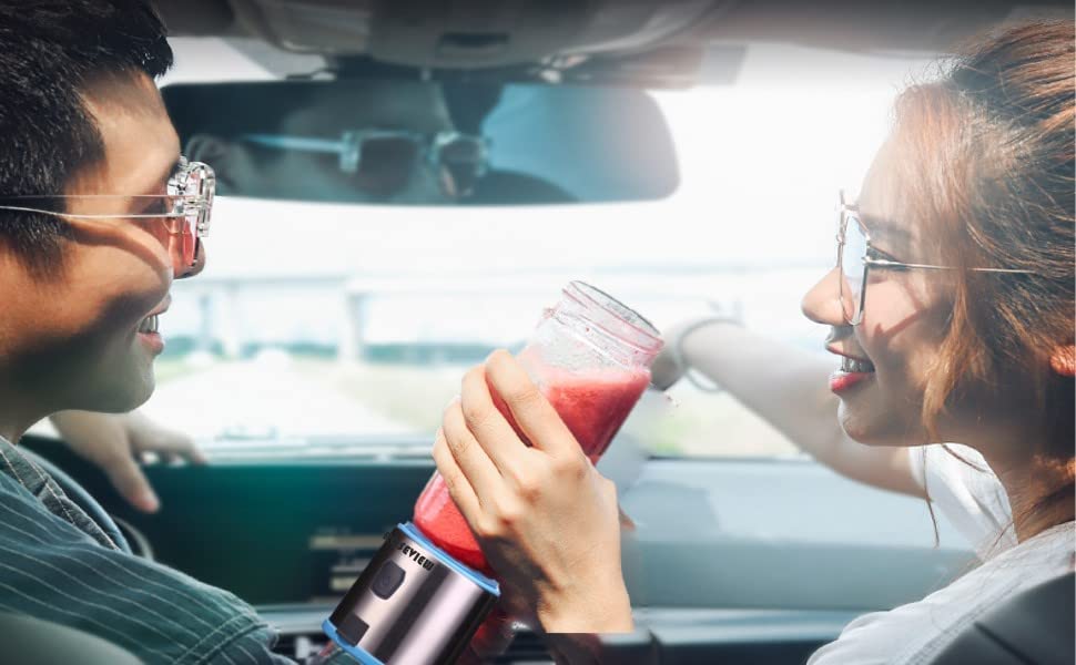 Portable Blender Smoothie ROSEVIEW Mini Cordless Glass USB Rechargeable Juicer Mixer Maker juicer Personal mixeur Cup melangeur Shake