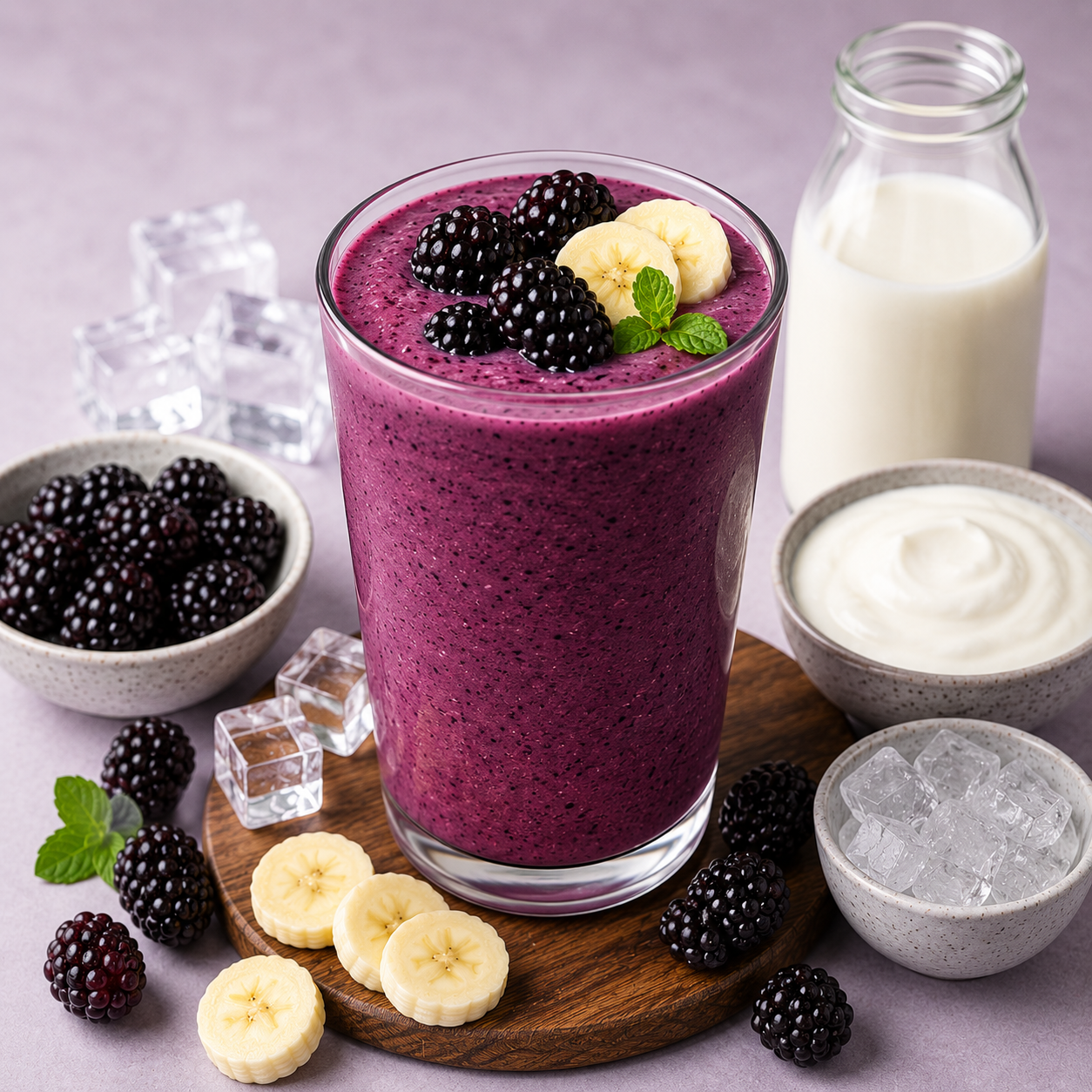 Blackberry Smoothie: Deep Berry Blend