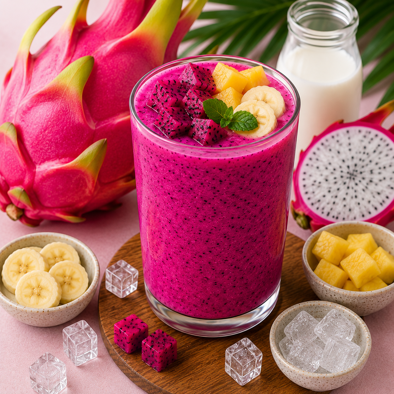 Dragon Fruit Smoothie: Vibrant Pink Pitaya Blend