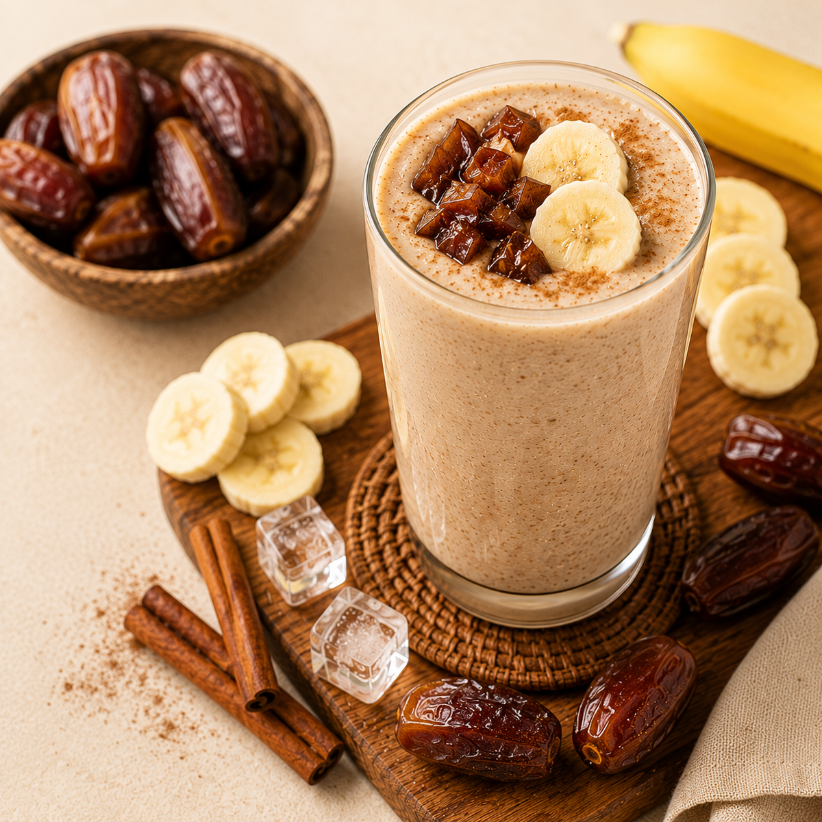 Date Banana Smoothie: Naturally Sweet Energy Blend