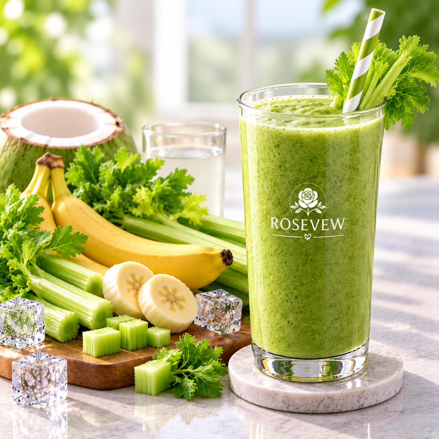 Banana Celery Smoothie: Fresh Green Blend