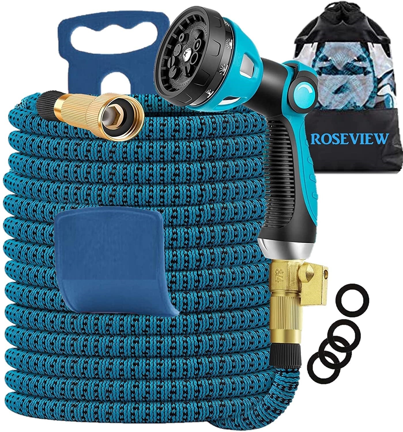 Expandable garden hose pipe expanding hosepipes flexible hosepipe retractable collapsible water hoses (UK)