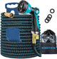 Garden Hose Expandable 50ft 75ft 100ft 150ft 200ft Expanding 50 75 feet 100 foot 150 200 ft (US, DarkBlue)