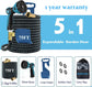 Garden Hose Expandable 50ft 75ft 100ft 150ft 200ft Expanding 50 75 feet 100 foot 150 200 ft (US, DarkBlue)