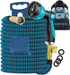 Garden Hose Expandable 50ft 75ft 100ft 150ft 200ft Expanding 50 75 feet 100 foot 150 200 ft (US, LakeBlue)